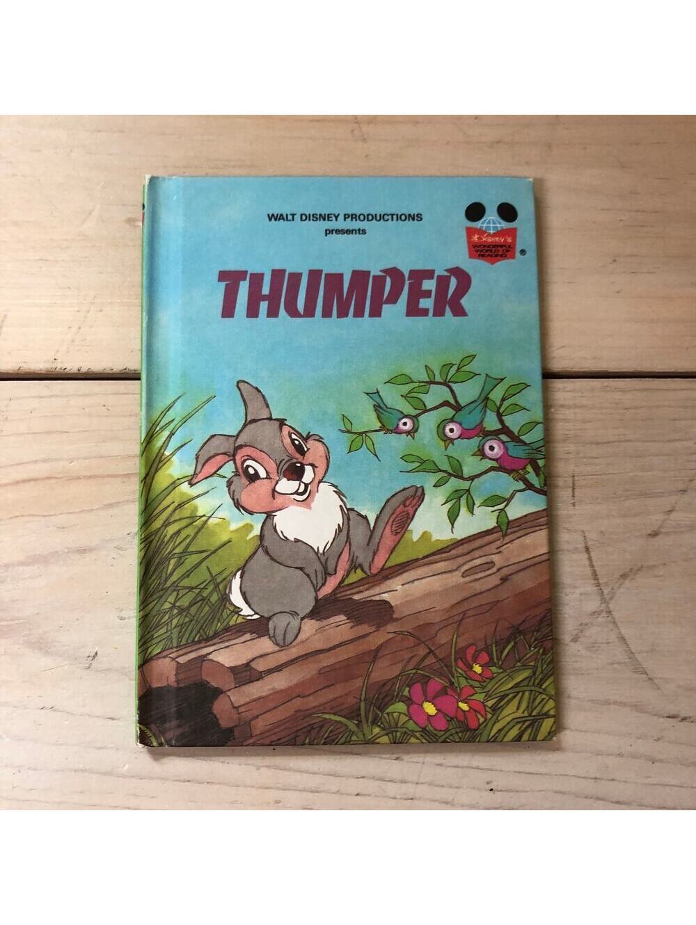 Disney Grolier Vintage 1980s Thumper Children's Book